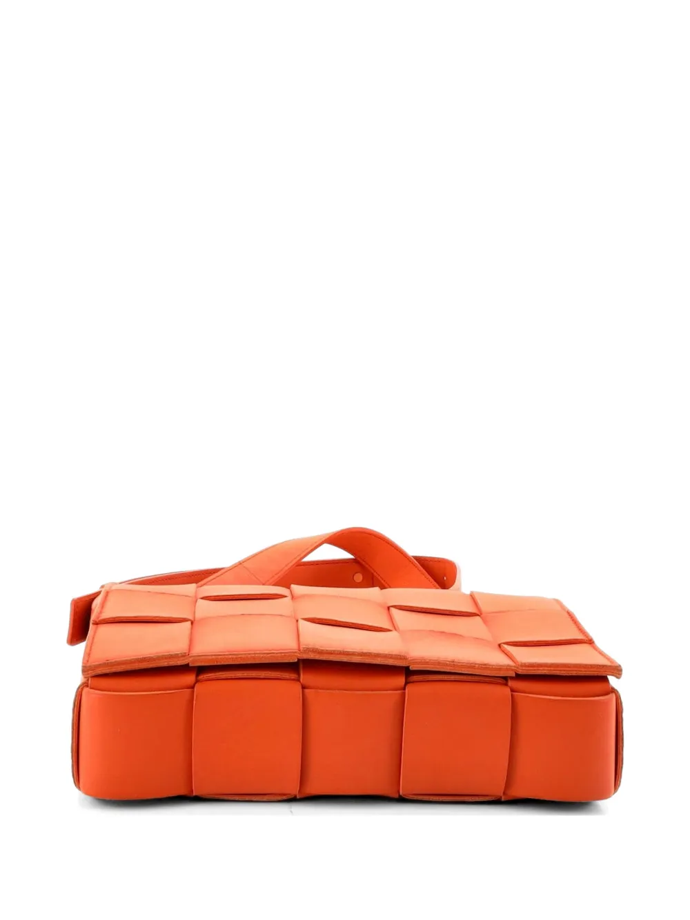 Cassette Maxi Intrecciato Leather Small Crossbody Bag