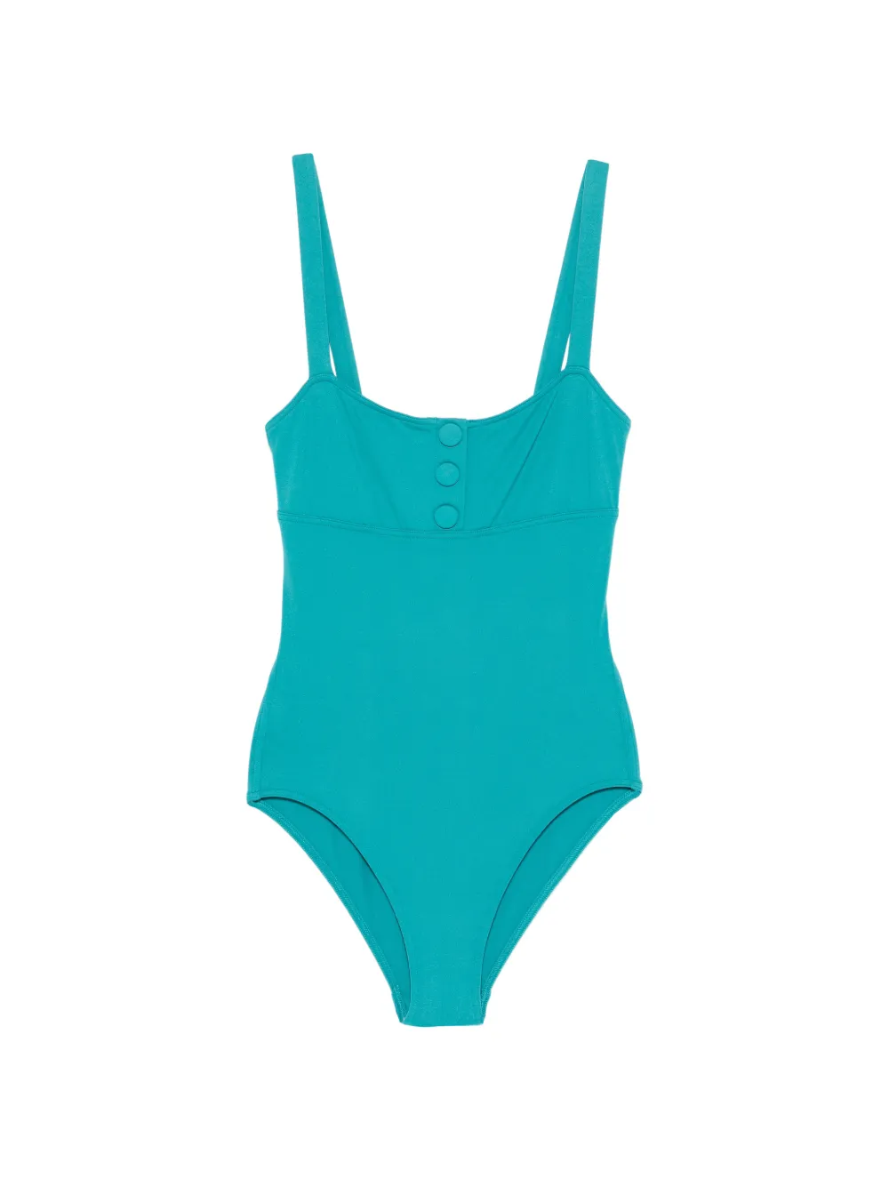 ERES Dahabiya button-embellished swimsuit - Blu