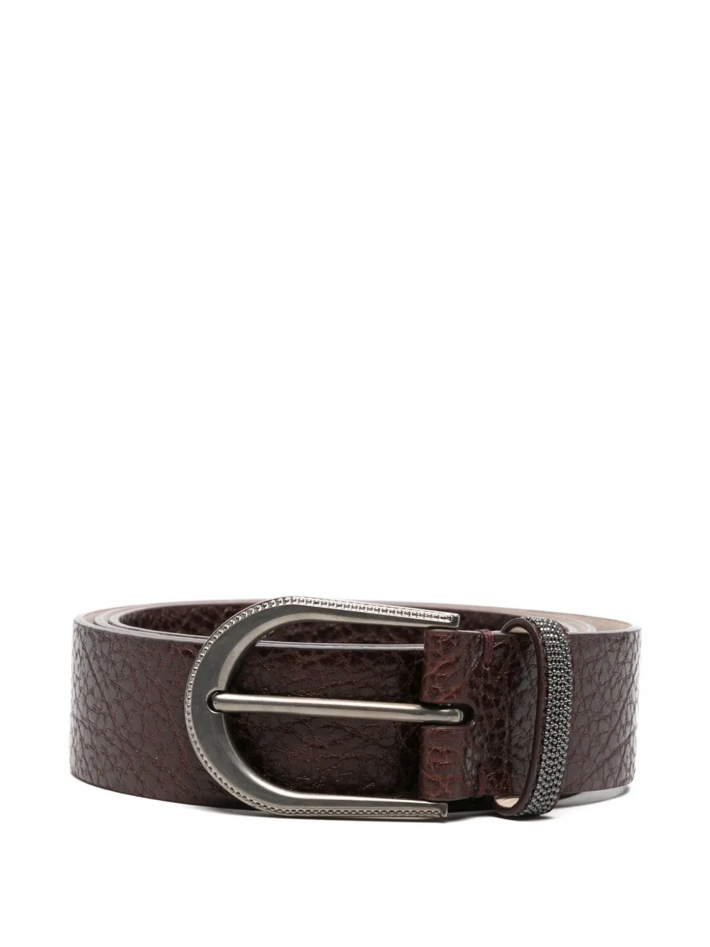 Brunello Cucinelli braided belt - Marrone