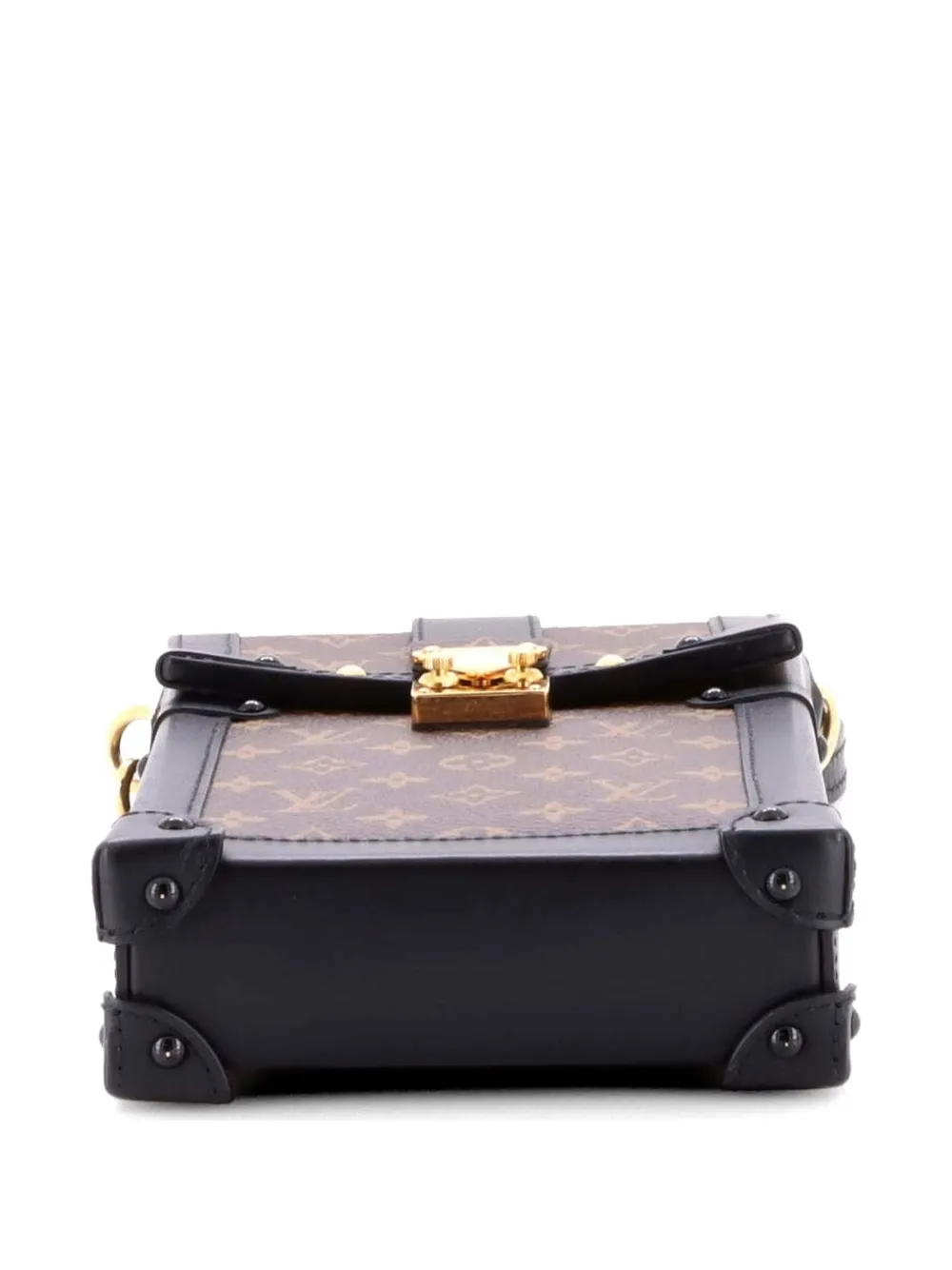 Vertical Trunk Pochette Monogram Canvas Crossbody Bag
