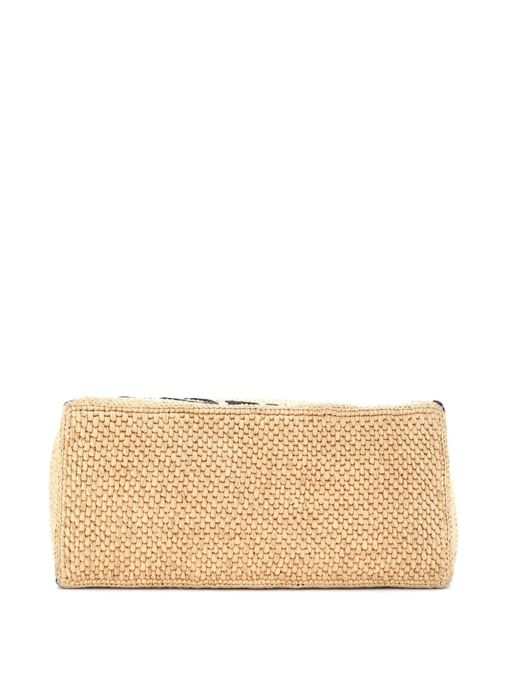 Paula's Ibiza Logo Raffia Large Tote Bag