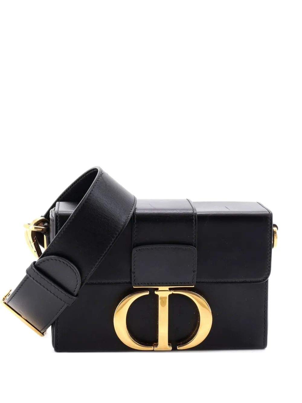 Christian Dior Pre-Owned 30 Montaigne Box Bag Leather crossbody bag - Nero
