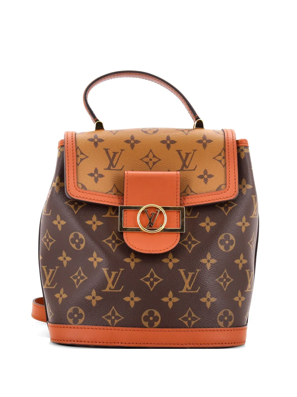 Louis Vuitton Pre-Owned Dauphine Reverse Monogram Canvas PM backpack - Marrone