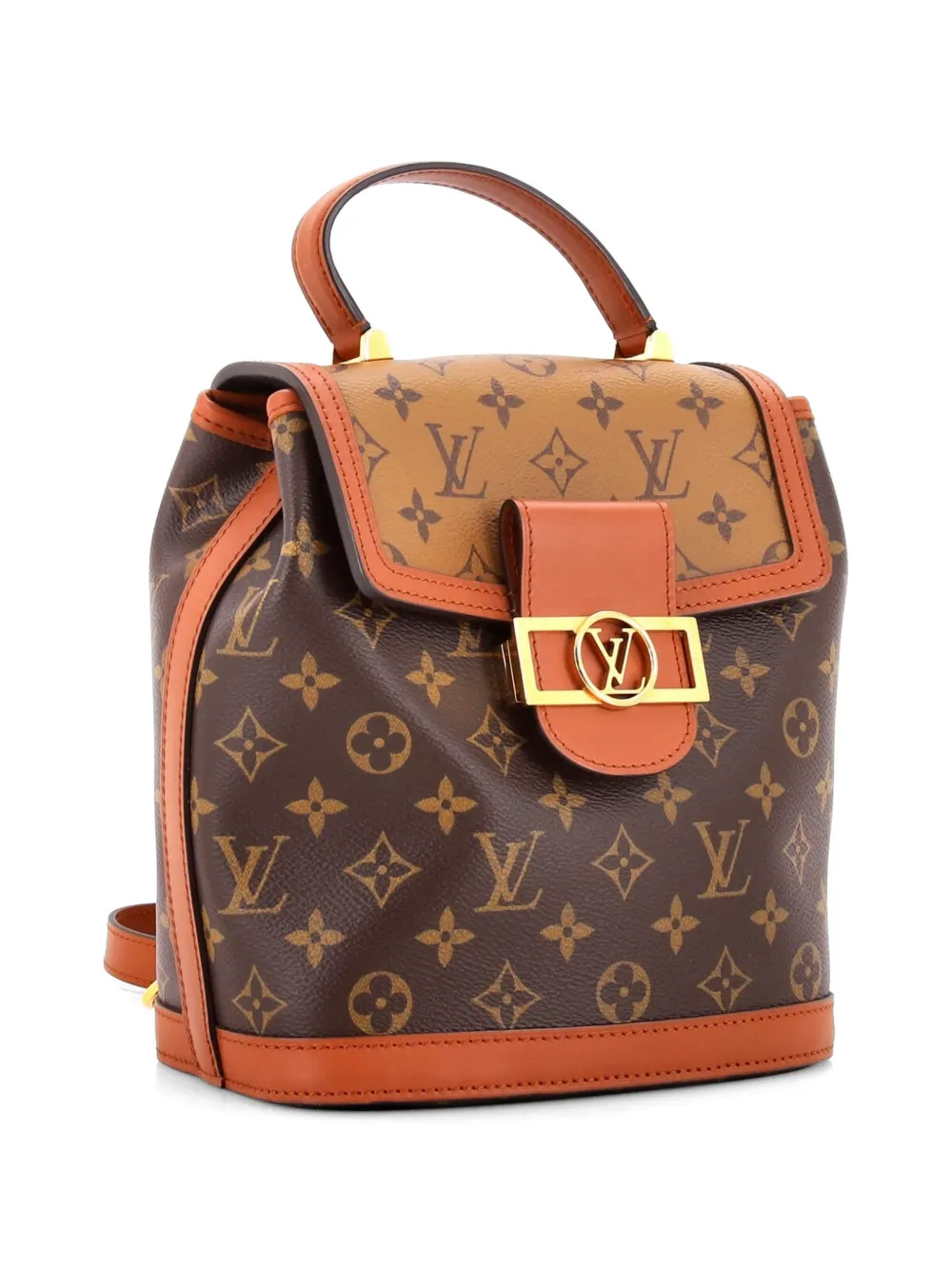 Dauphine Reverse Monogram Canvas Pm Backpack