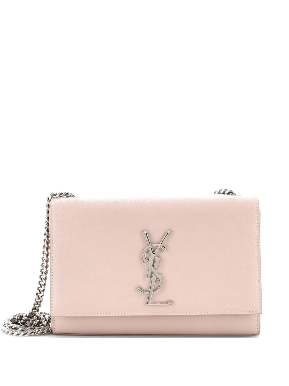 Saint Laurent Pre-Owned Classic Monogram Grainy Leather Small crossbody bag - Rosa