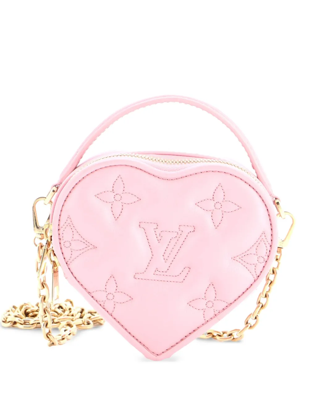 Louis Vuitton Pre-Owned Pop My Heart Pouch Bag Bubblegram Leather crossbody bag - Rosa