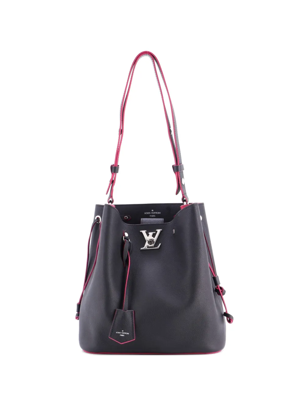 Louis Vuitton Pre-Owned Lockme Leather bucket bag - Nero
