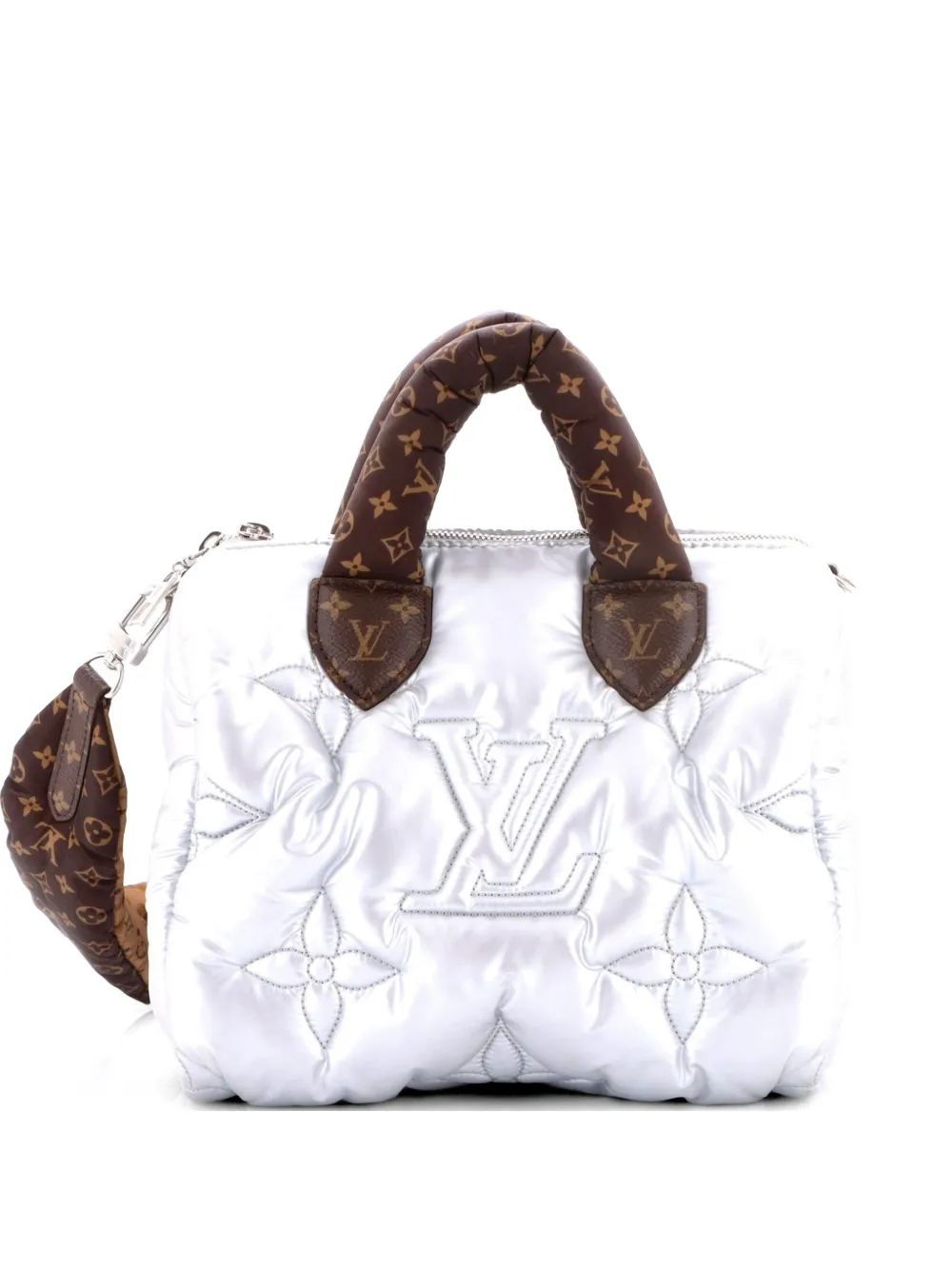 Louis Vuitton Pre-Owned Speedy Bandouliere Bag Monogram Quilted Econyl Nylon 25 shoulder bag - Argento