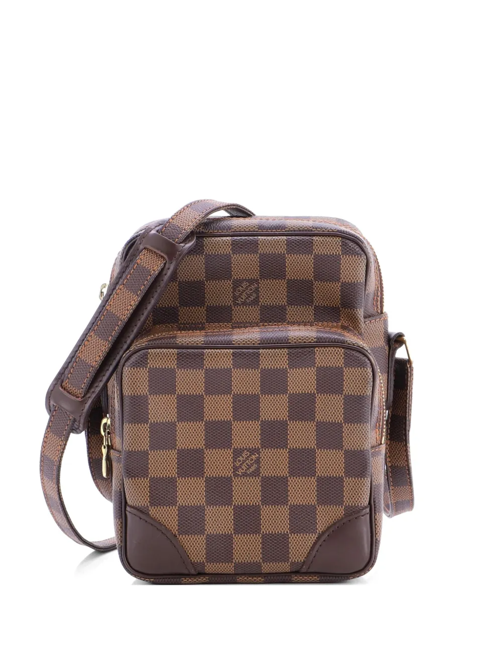 Louis Vuitton Pre-Owned Amazone Bag Damier crossbody bag - Marrone