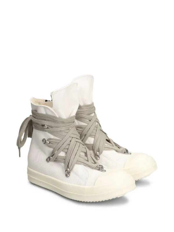 Rick Owens DRKSHDW Megalace Sneaks Sneakers | White | FARFETCH
