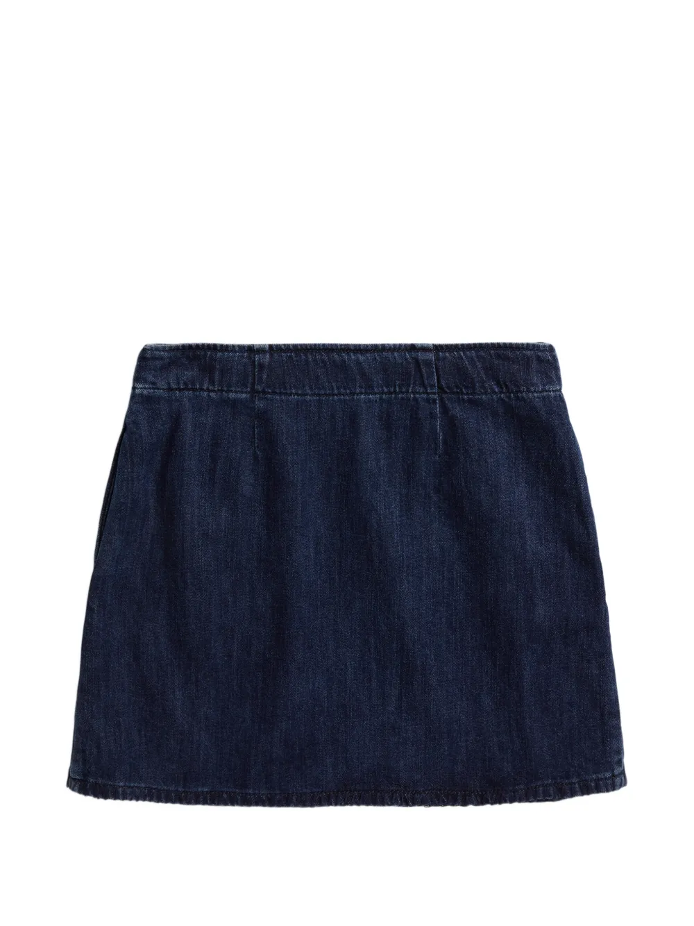 POLO RALPH LAUREN KIDS button-detail wrap skirt Blauw