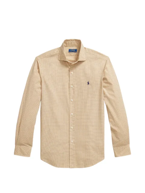 Polo Ralph Lauren custom-fit checked poplin shirt