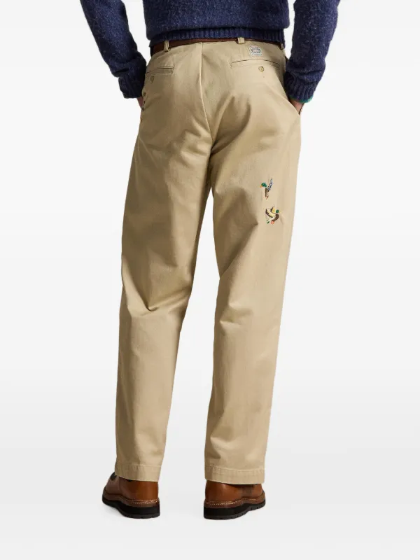 Polo Ralph Lauren The Embroidered Big Chino | Neutrals | FARFETCH