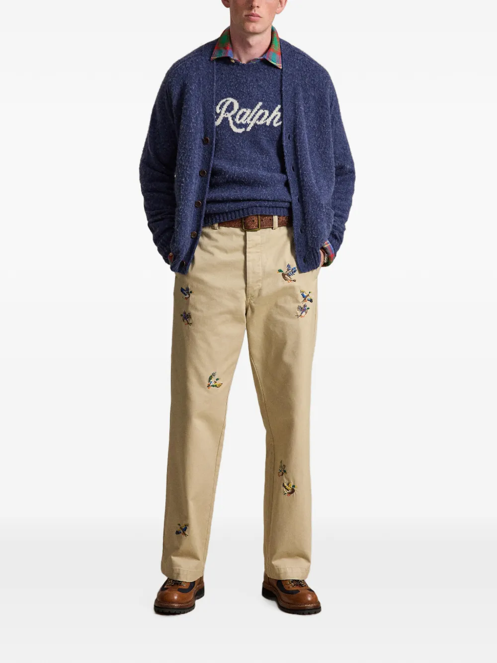 Polo Ralph Lauren The Big Chino met borduurwerk Beige