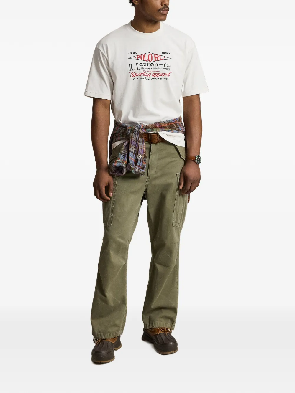 Polo Ralph Lauren T-shirt met grafische print Wit