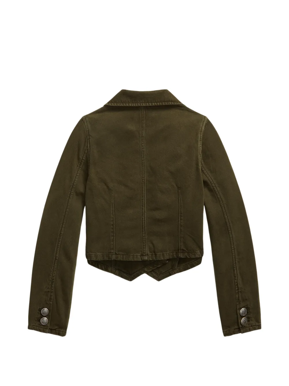 POLO RALPH LAUREN KIDS Spijkerjack met dubbele rij knopen Groen