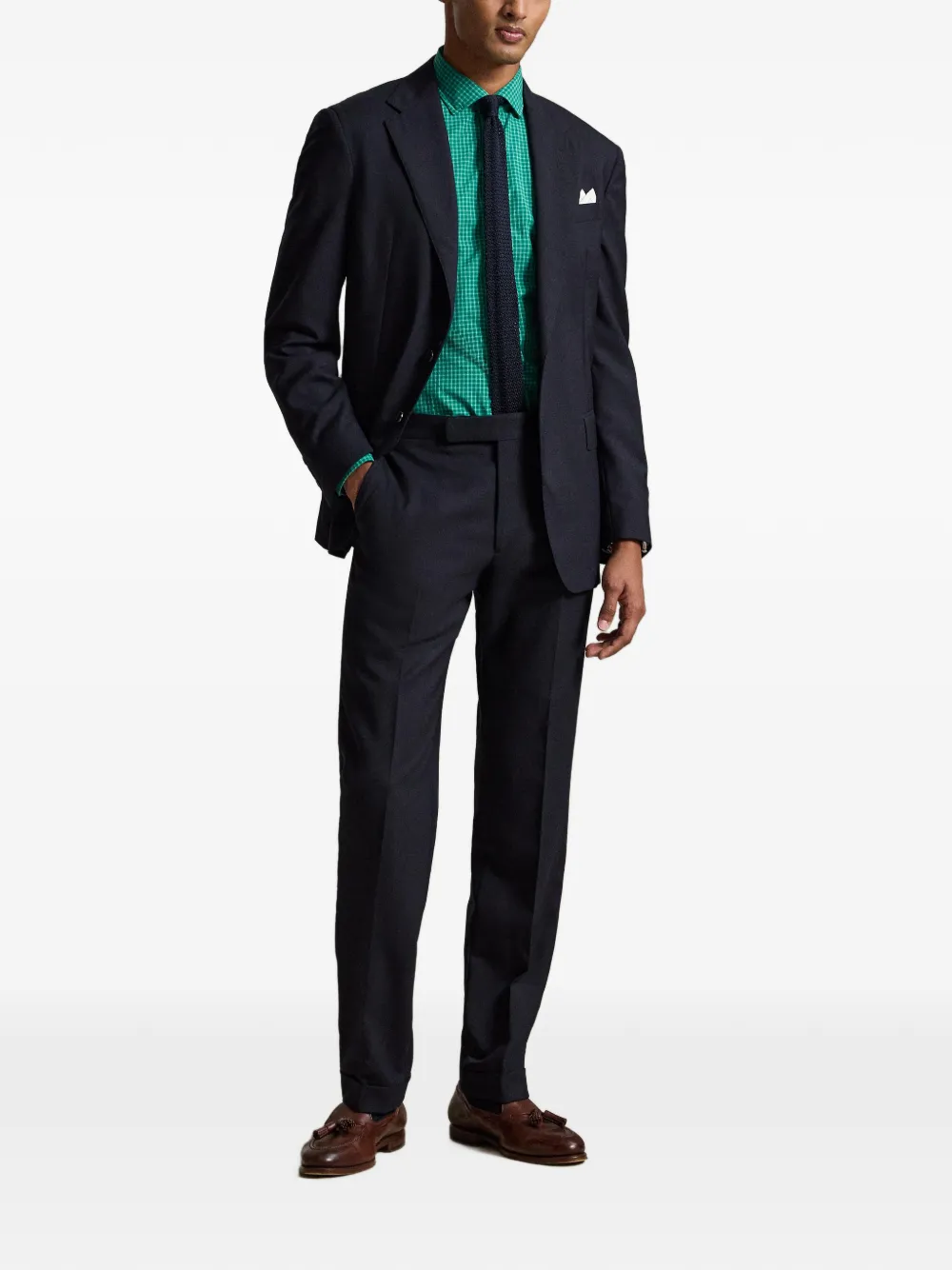 Polo Ralph Lauren Custom-Fit geruit popeline overhemd Groen