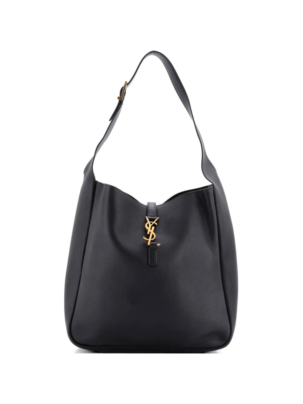 Saint Laurent Pre-Owned Le 5 a 7 Supple Leather Large hobo bag - Nero