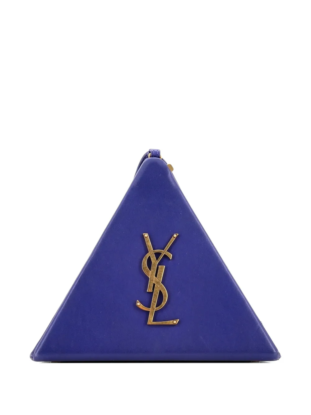 Saint Laurent Pre-Owned Pyramid Box Bag Leather Small clutch bag - Blu