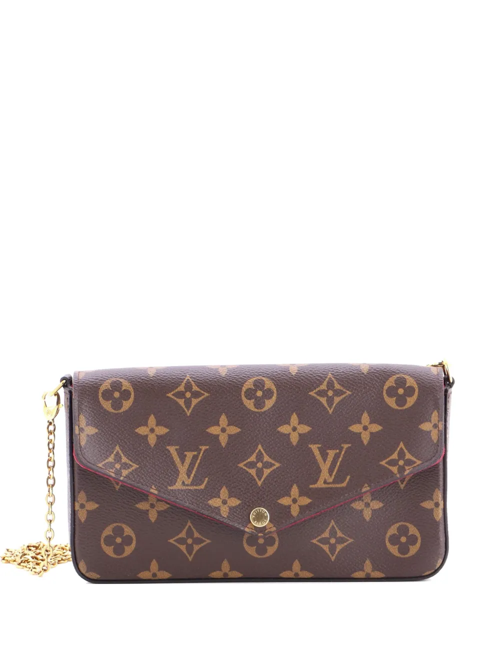 Louis Vuitton Pre-Owned Felicie Pochette Monogram Canvas crossbody bag - Marrone