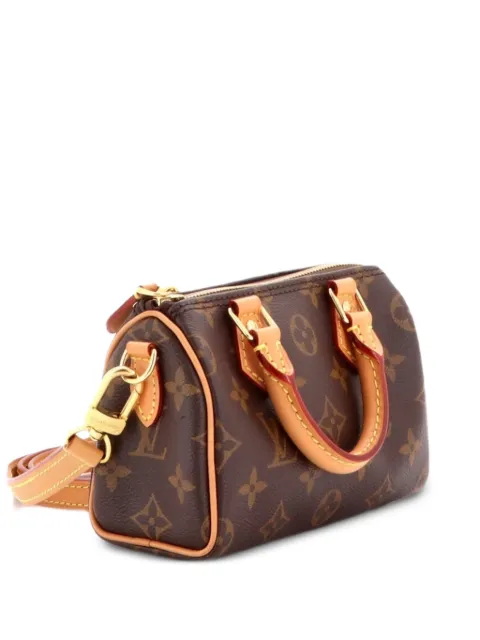 Louis Vuitton Pre-Owned Speedy Bandouliere NM Bag Monogram Canvas Nano crossbody bag
