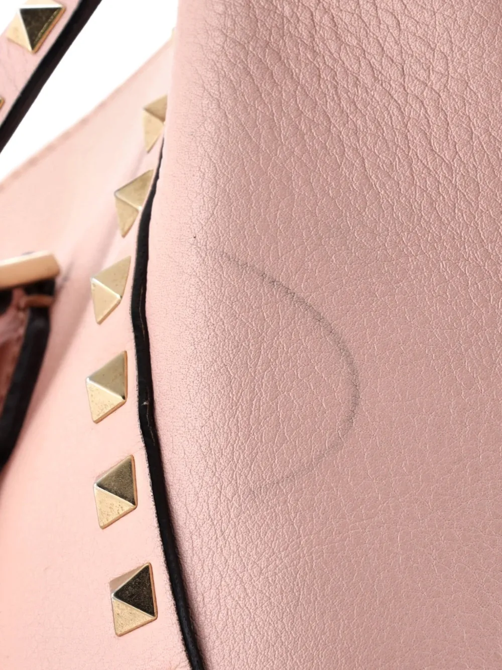 Rockstud Rigid Leather Small Tote Bag