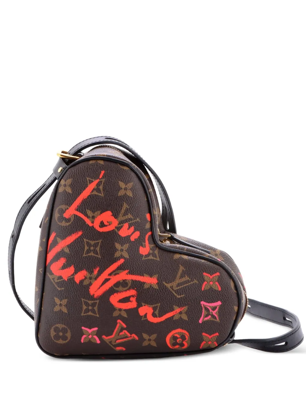 Louis Vuitton Pre-Owned Coeur Handbag Limited Edition Fall in Love Monogram Canvas crossbody bag - Marrone