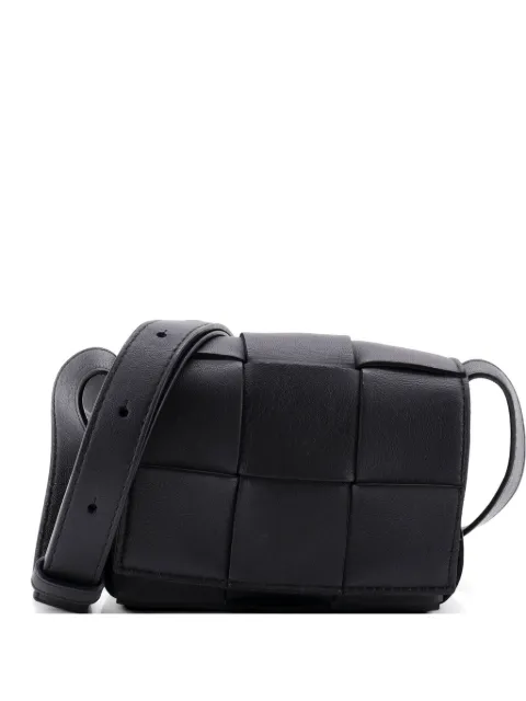 Bottega Veneta Pre-Owned bolsa crossbody Cassette Maxi Intrecciato de piel Candy