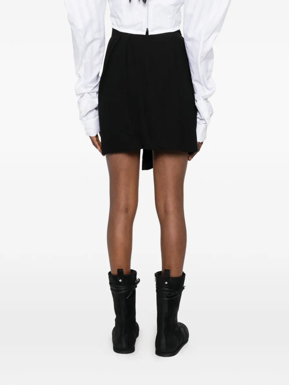 Vivienne Westwood Zora gedrapeerde asymmetrische rok Zwart