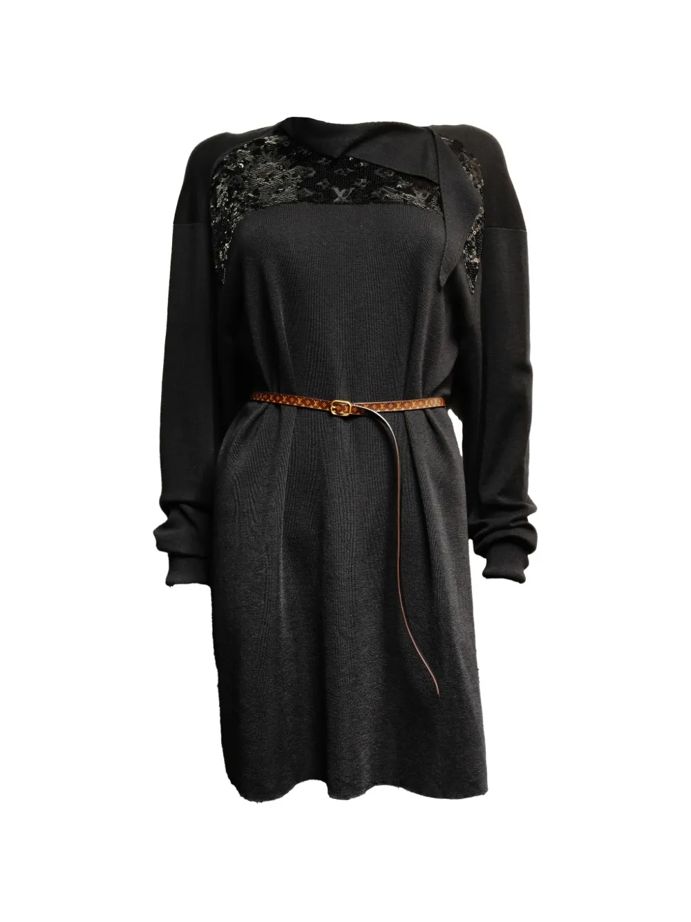 Louis Vuitton Pre-Owned 2000-2015 knit mini dress - Nero