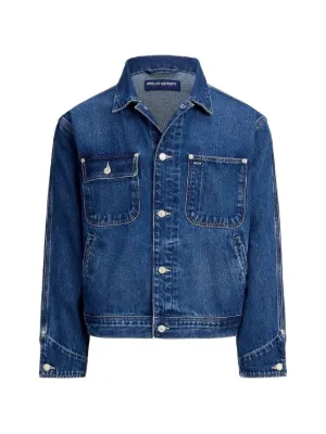 Maison Kitsuné パデッド デニムジャケット | ブルー | FARFETCH JP