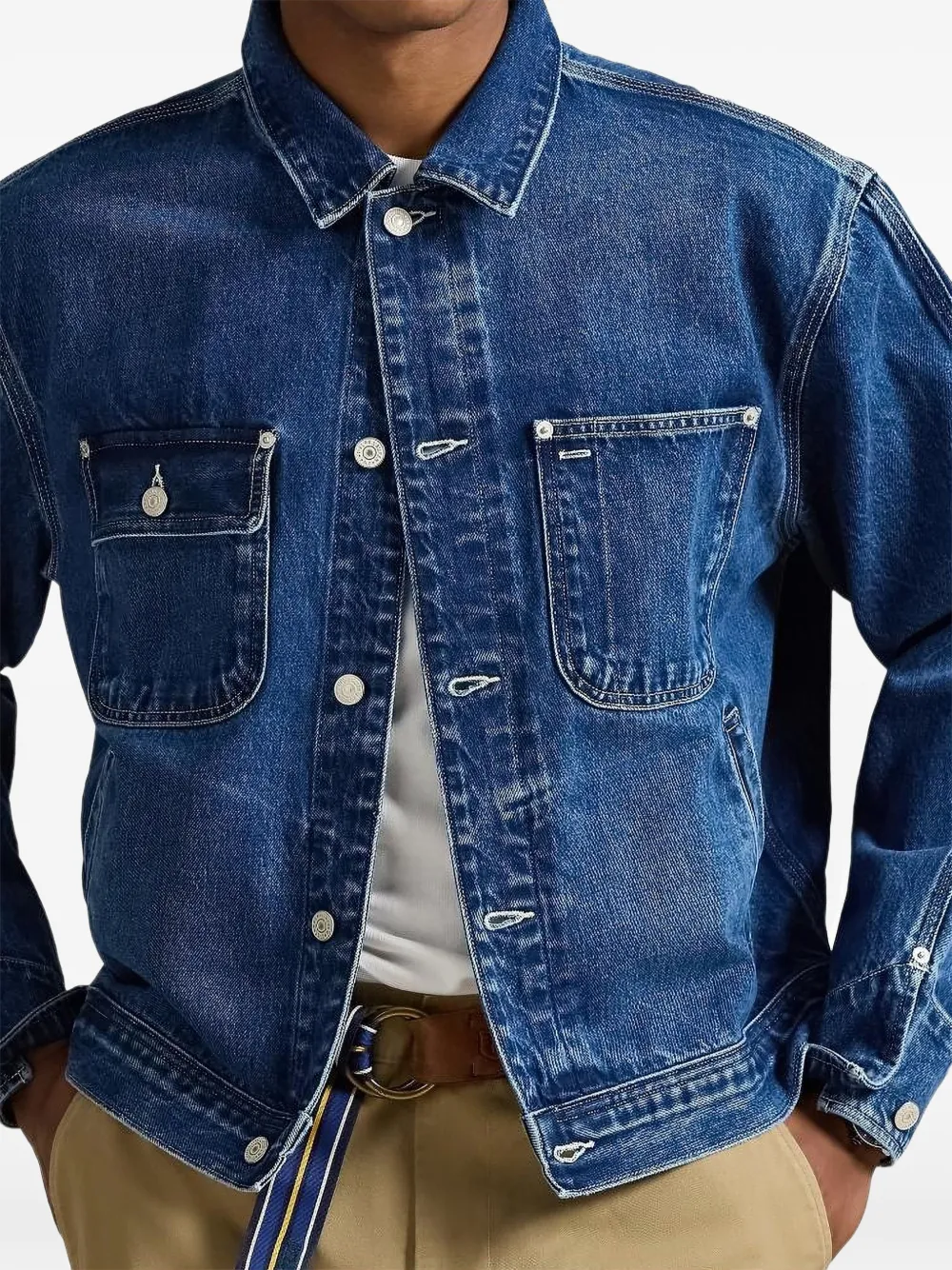 Polo Ralph Lauren Limited-edition denim jack met opgestikte zak Blauw