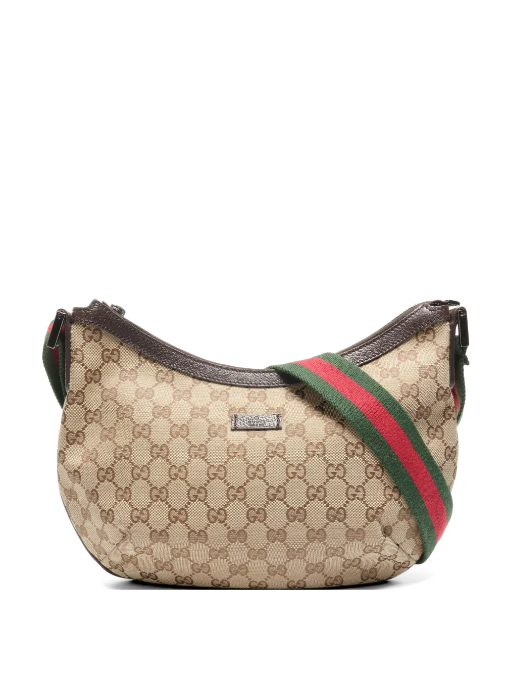 Gucci Pre-Owned 2000-2015 GG canvas shoulder bag - Brown