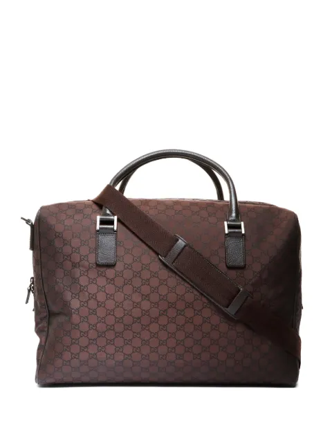 Gucci Pre-Owned 2000s gg canvas boston tote bag