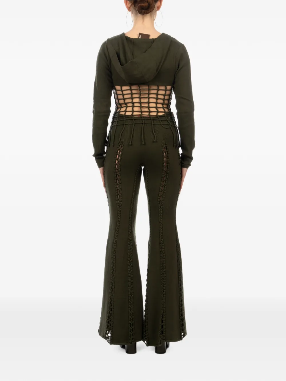 Isa Boulder Bootcut broek Groen