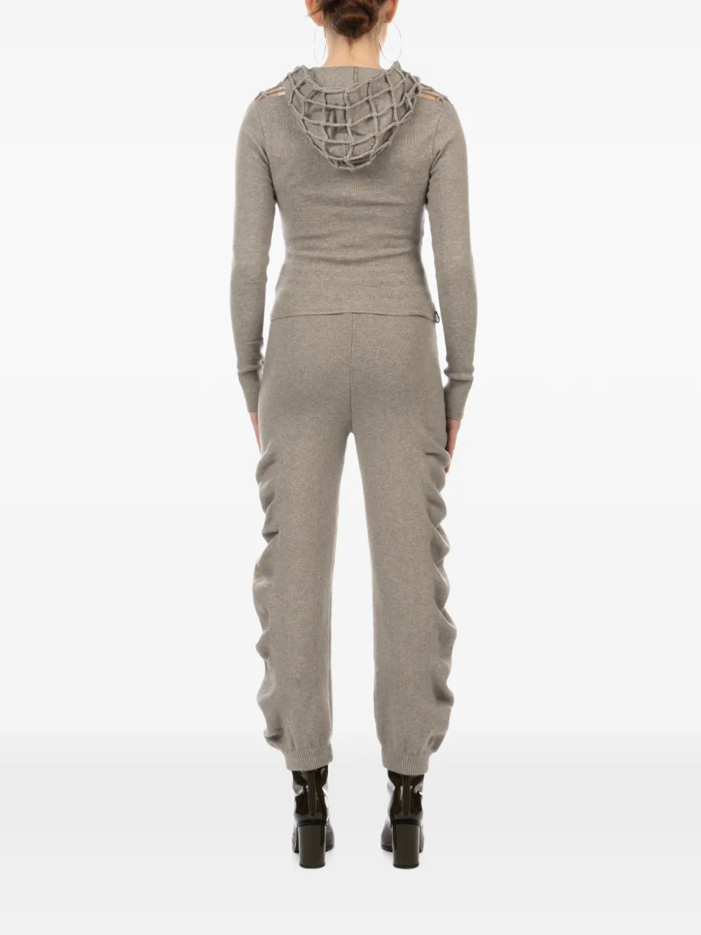 Isa Boulder Hoodie met opgestikte zak Grijs