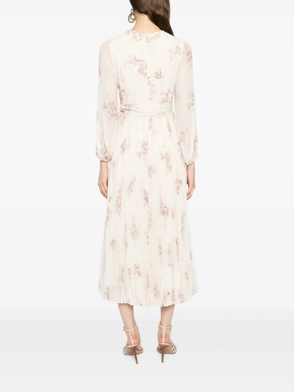 ZIMMERMANN Midi-jurk Beige