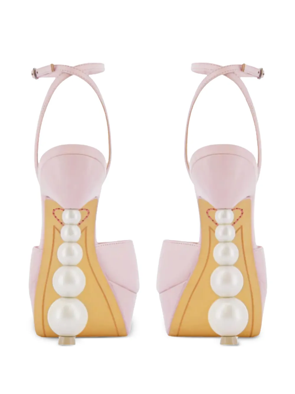 Sophia Webster Perla sandalen met plateauzool Roze