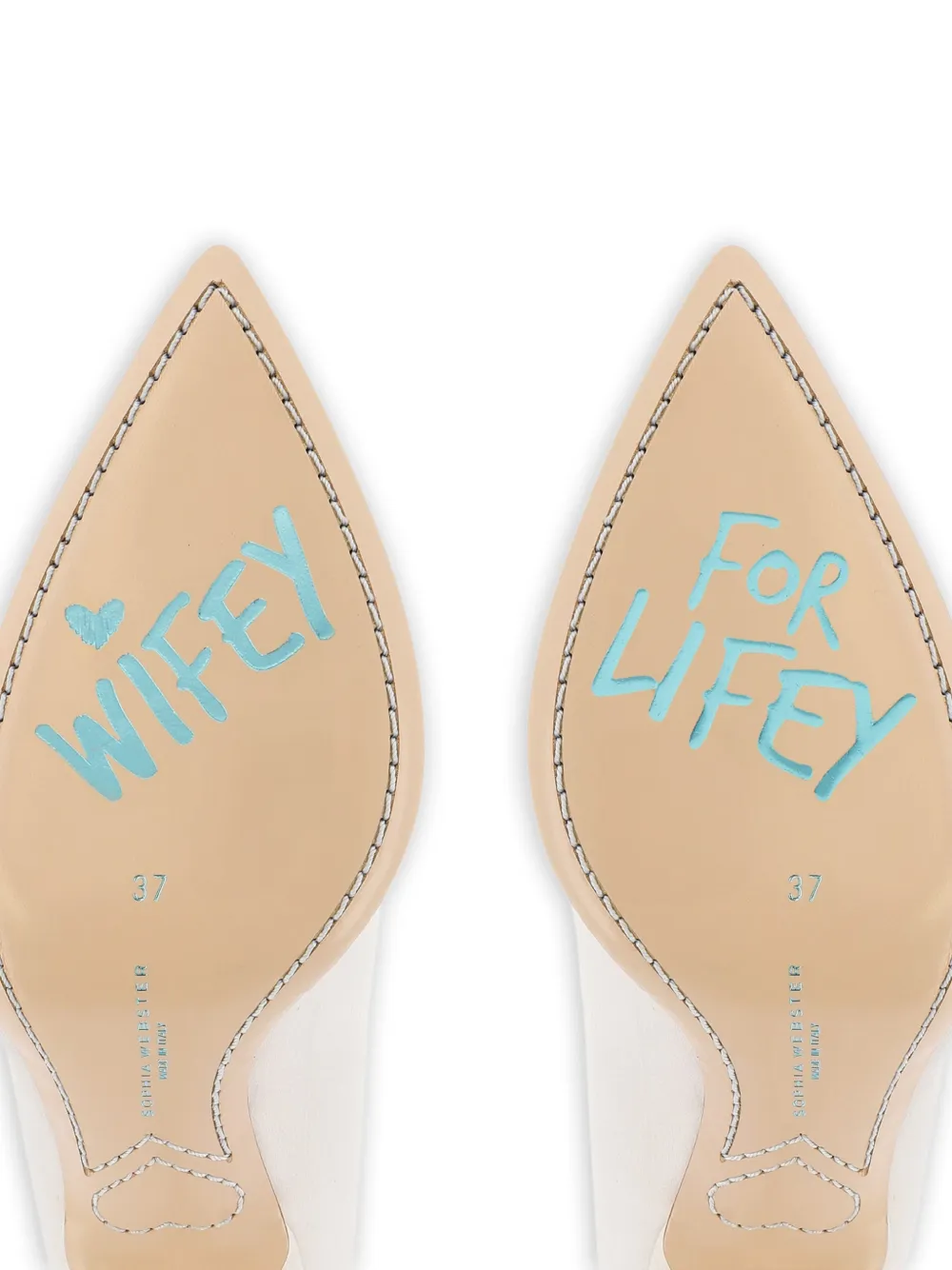 Sophia Webster Rosette pumps met parel Wit