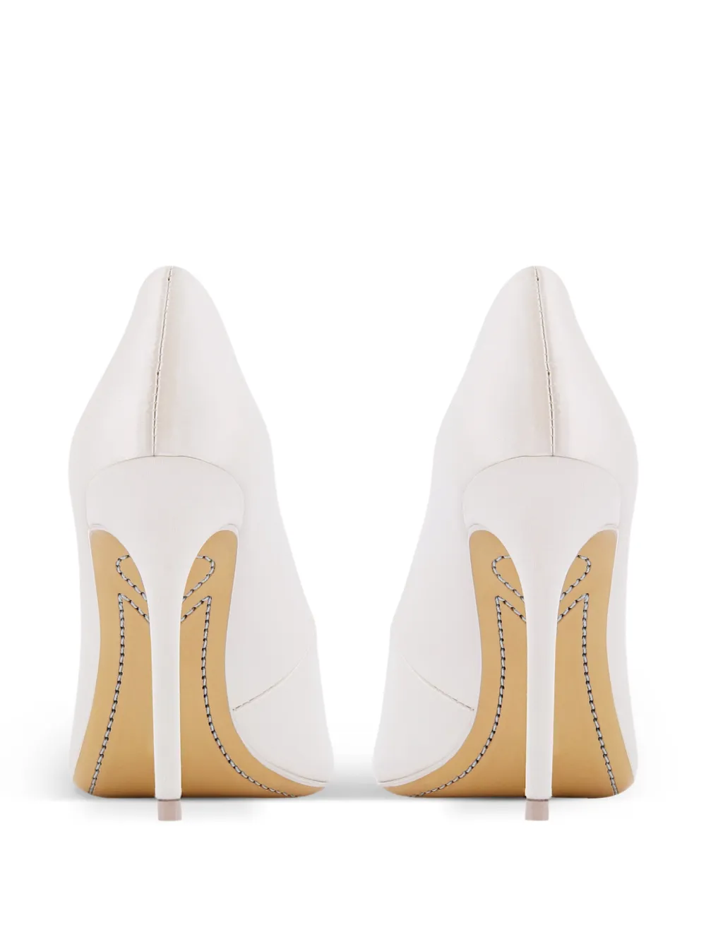 Sophia Webster Rosette pumps met parel Wit