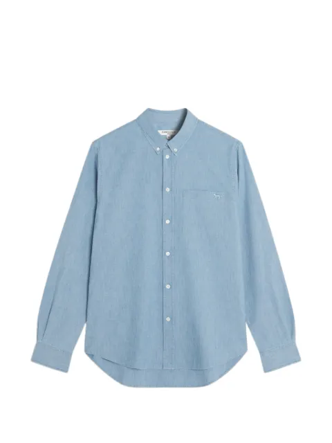Maison Kitsuné pocket embroidered shirt