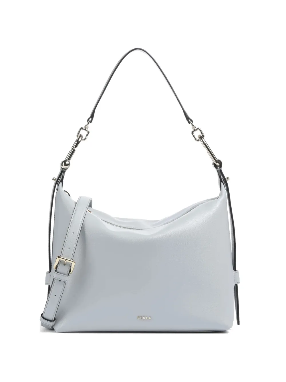 Furla top-handle leather tote bag - Blau