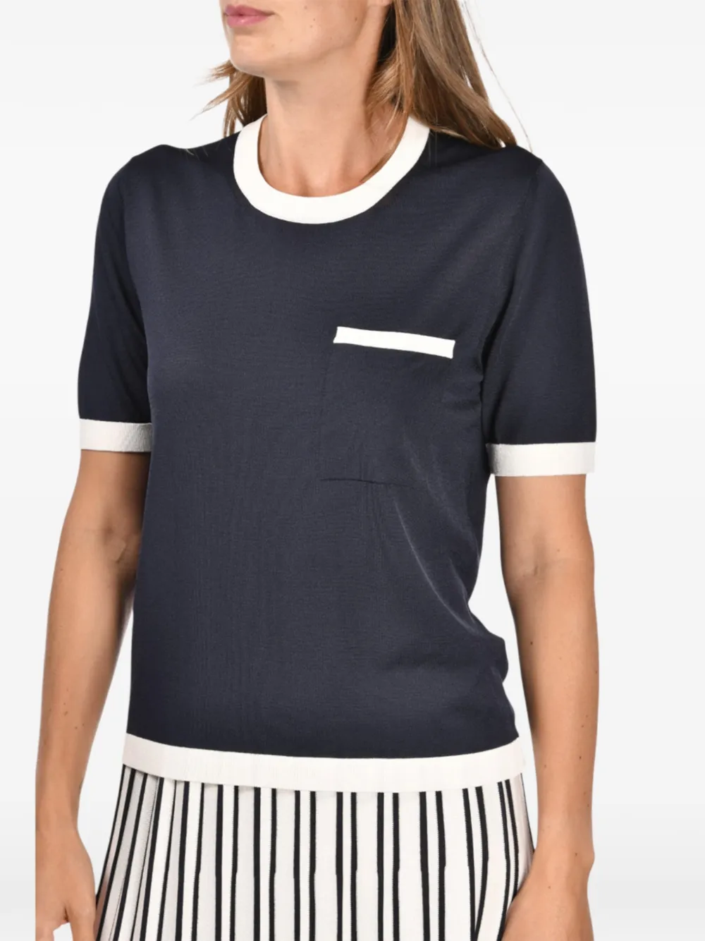 Gran Sasso chest-pocket T-shirt - Blu