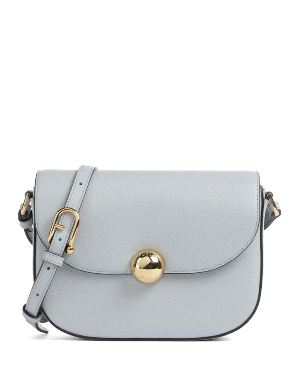 Furla small Moonlight grained-leather cross body bag - Blu