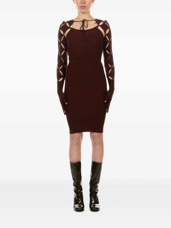 argyle mini dress English Factory