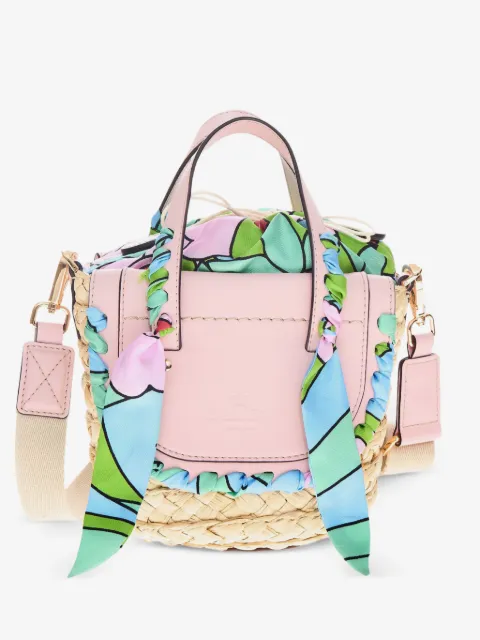 CUBA LAB Habanera silk-wrapped tote  bag