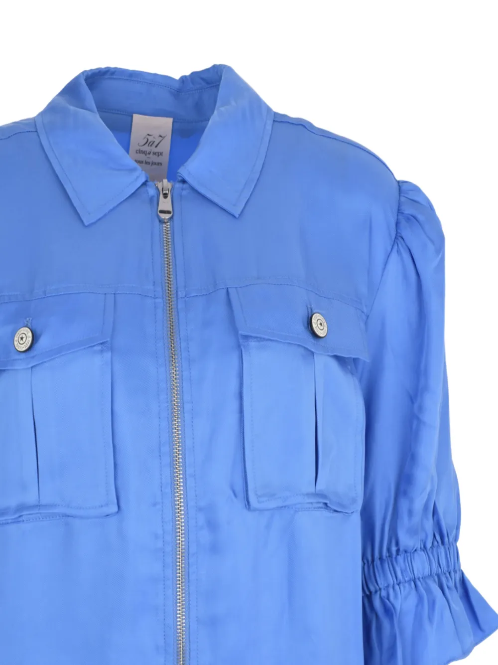 Cinq A Sept Holly jack met pofmouwen Blauw
