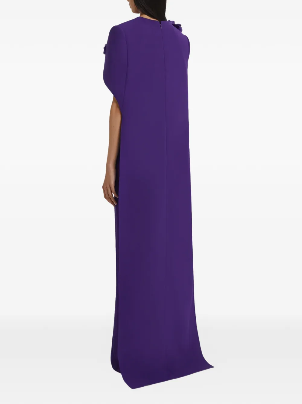 Safiyaa Lennox maxi-jurk met bloemenpatch Paars