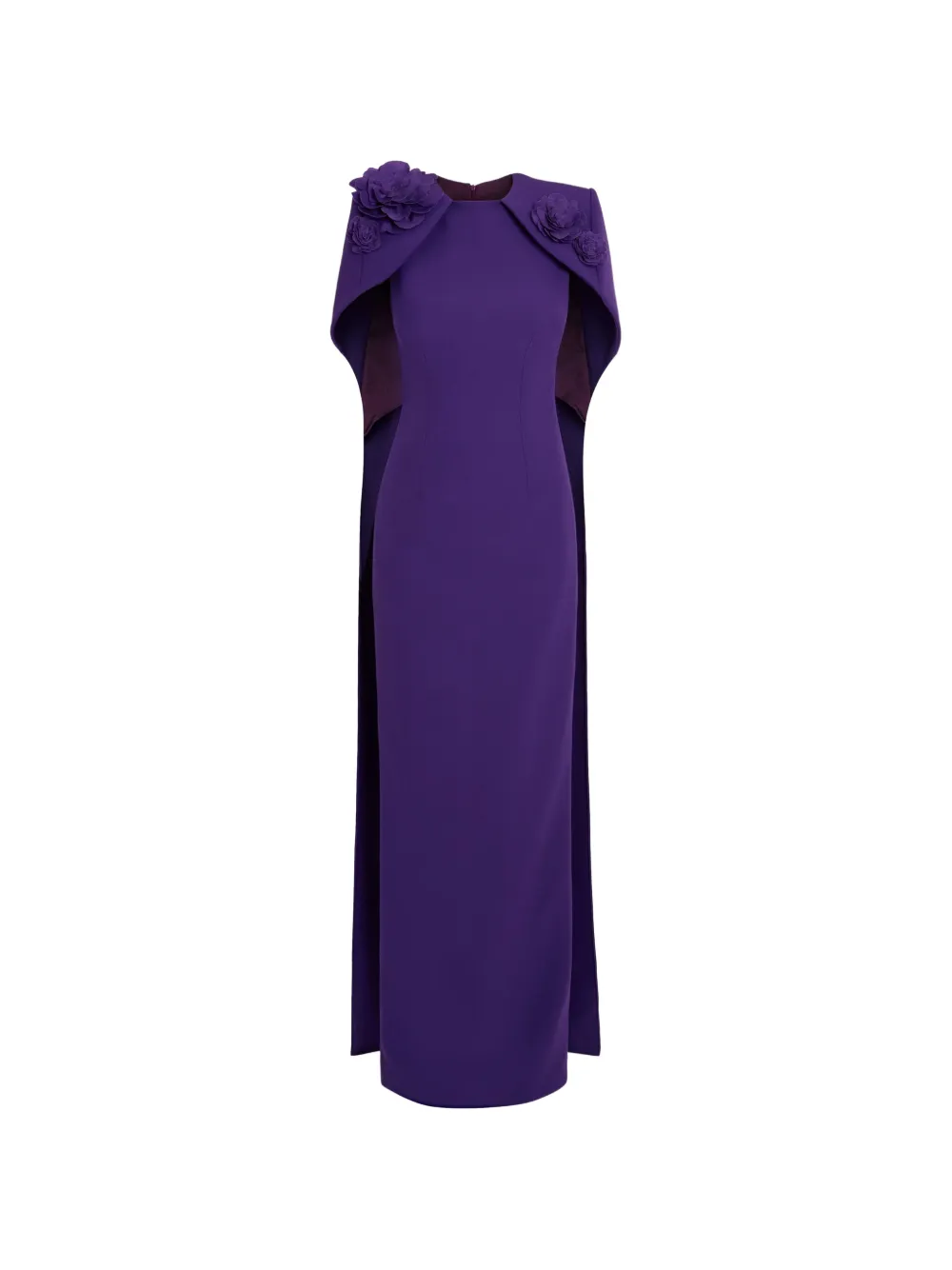 Safiyaa Lennox maxi-jurk met bloemenpatch Paars