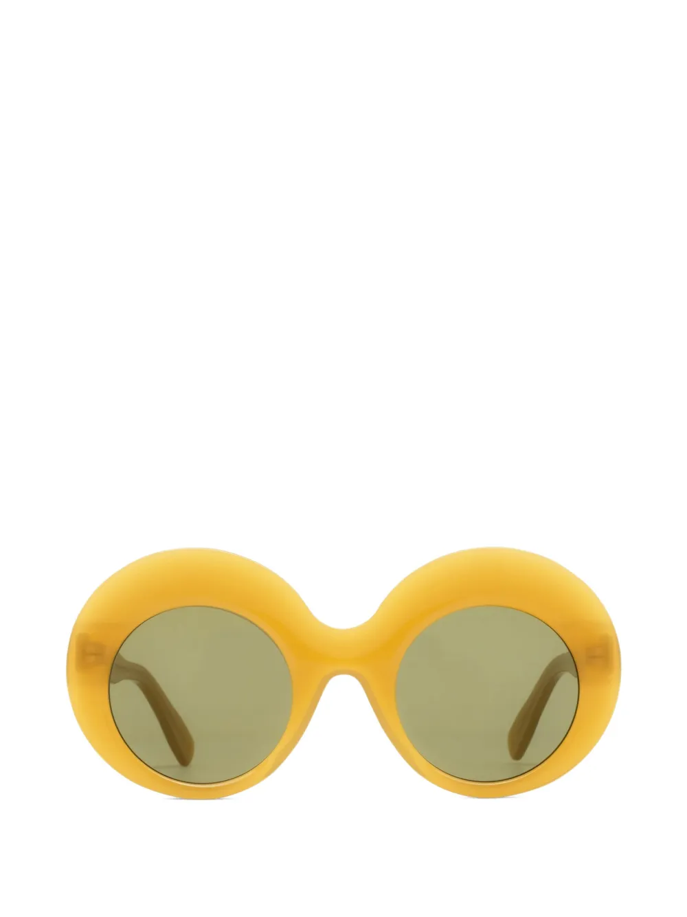 AUDE HEROUARD Michèle round-frame sunglasses - Giallo